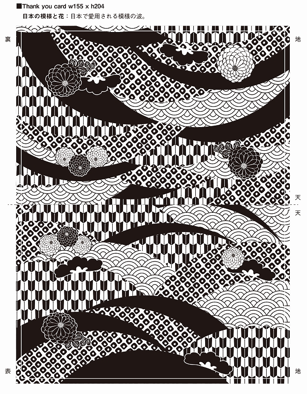 decor washi 凸和紙原稿