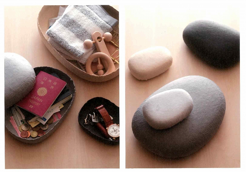 石ころ和紙箱新